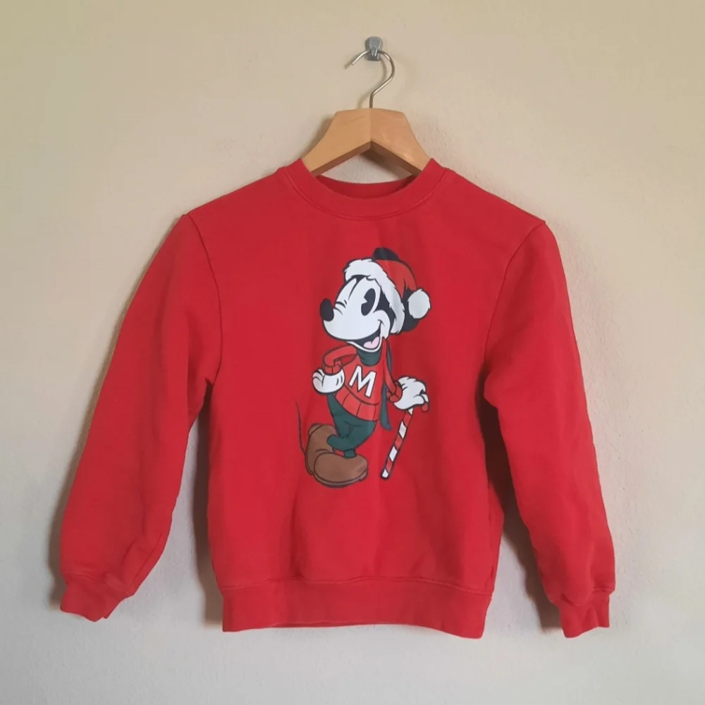 Kids Mickey Mouse Disney Santa Christmas Sweater